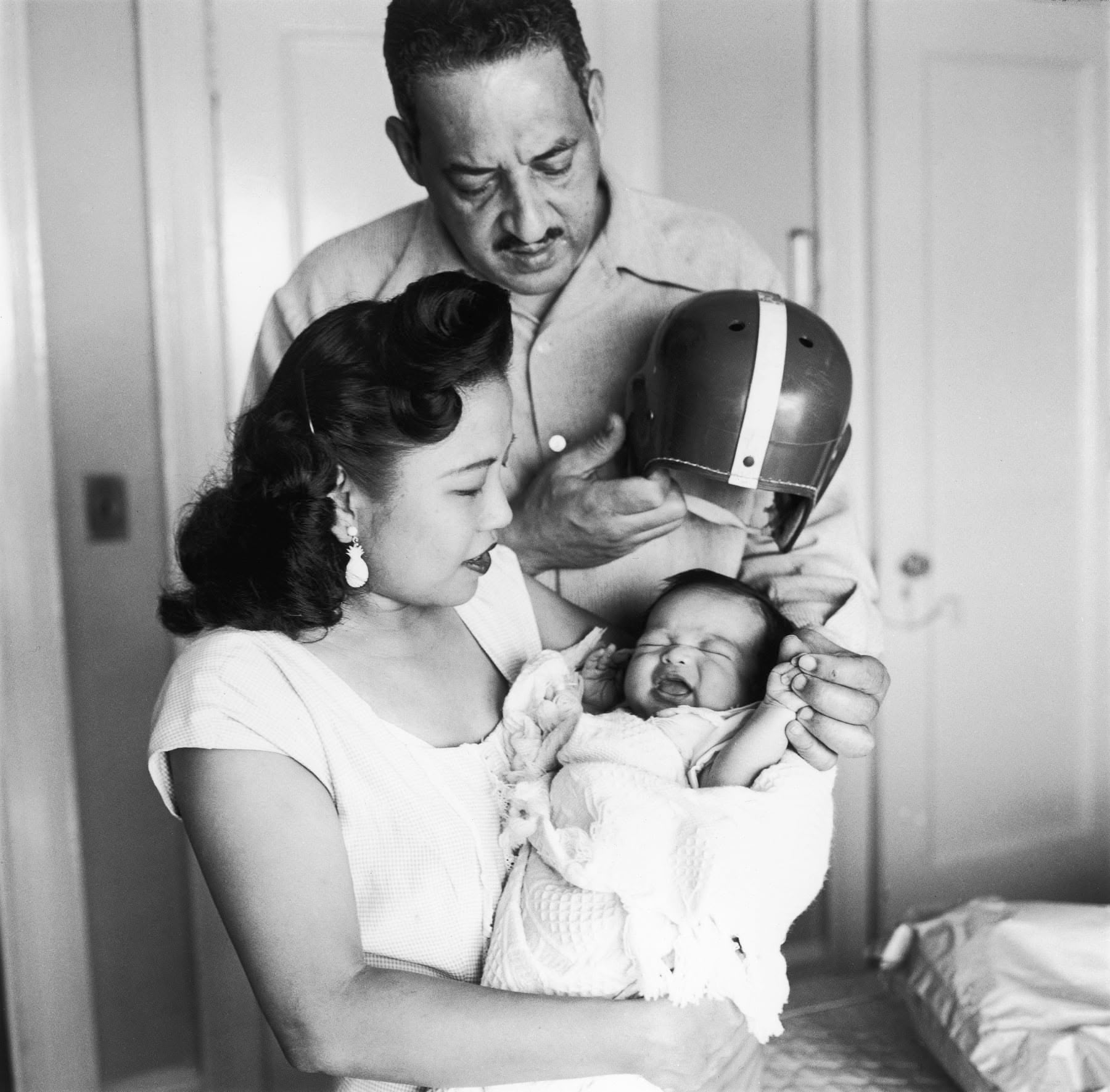 Thurgood Marshall and Cecilia S. Marshall with son Thurgood Marshall Jr.