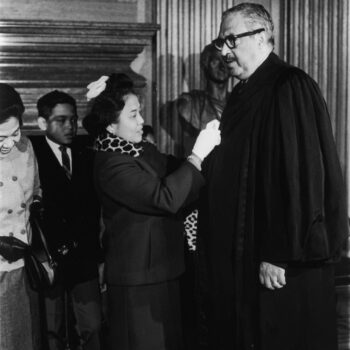Thurgood Marshall and Cecilia S. Marshall Swearing In Ceremony