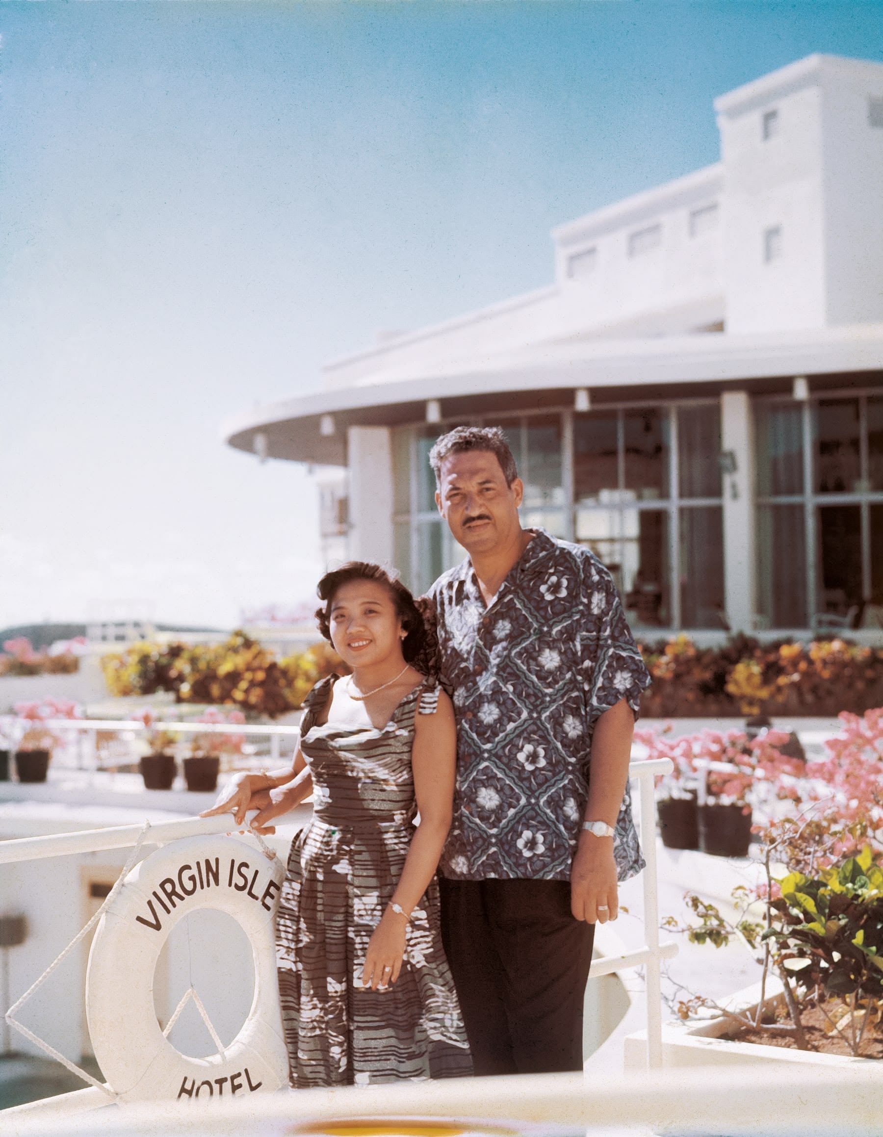 Thurgood Marshall and Cecilia S. Marshall on Honeymoon at Virgin Isle Hotel