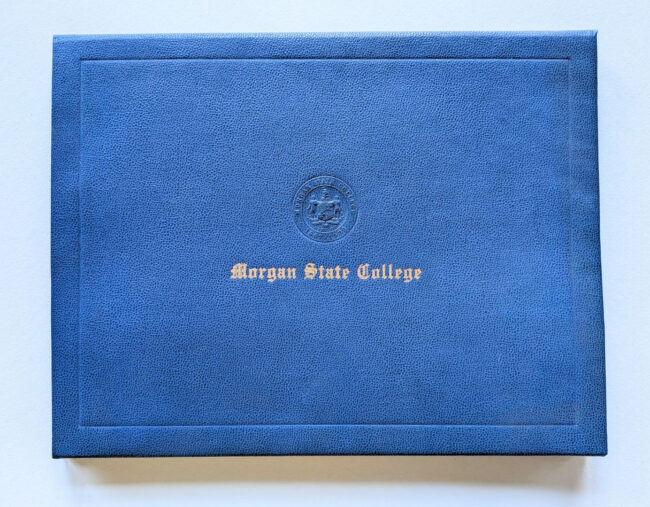 Thurgood Marshall's Morgan State College Honorary Doctor of Laws Cover, June 2, 1952