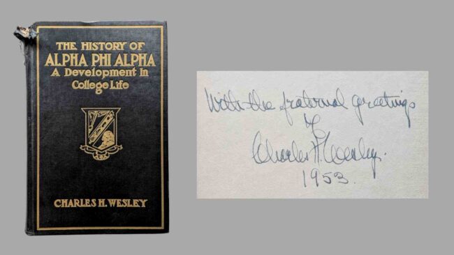 The History of Alpha Phi Alpha: A Development in College Life Book