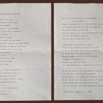 THURGOOD: WE ARE TALKING WITH YOUR ROOTS — A Poem by Gordon Parks Honoring Thurgood Marshall