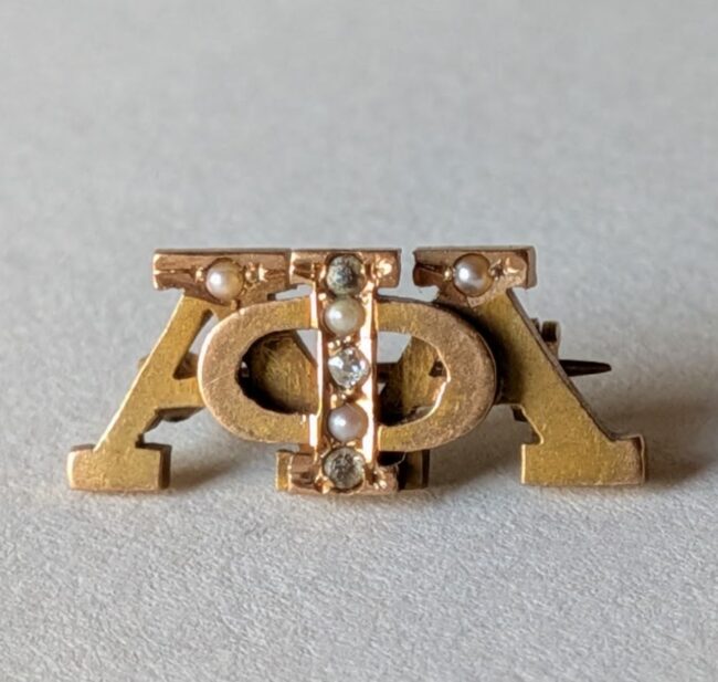 Thurgood Marshall's Alpha Phi Alpha Tie Lapel Pin