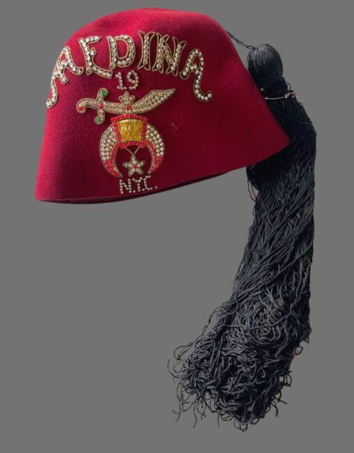 Thurgood Marshall's Medina Lodge No. 19, a Prince Hall lodge in New York City, Shriner’s fez