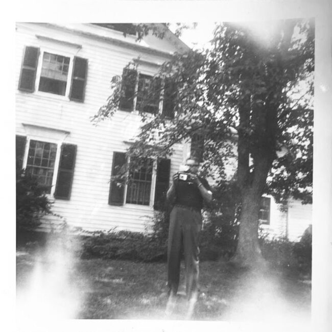 Family photo taken of Thurgood Marshall with camera