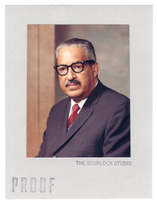 Thurgood Marshall Portrait by Scurlock Studio