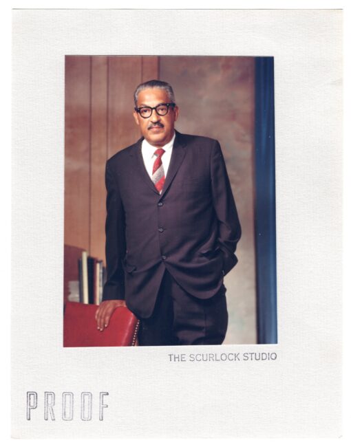 Thurgood Marshall Portrait by Scurlock Studio