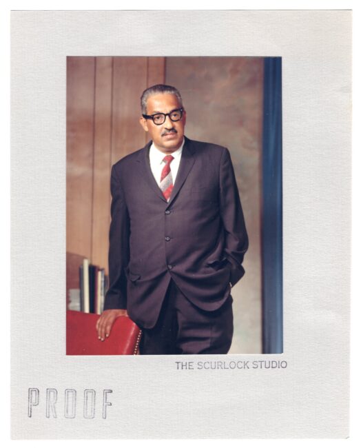 Thurgood Marshall Portrait by Scurlock Studio