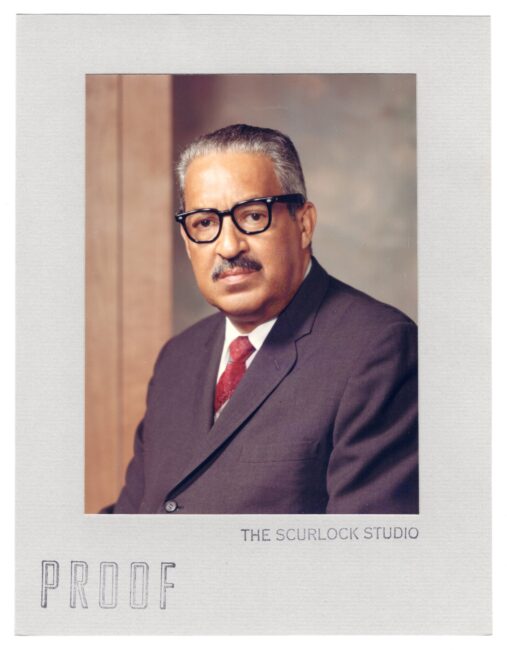 Thurgood Marshall Portrait by Scurlock Studio